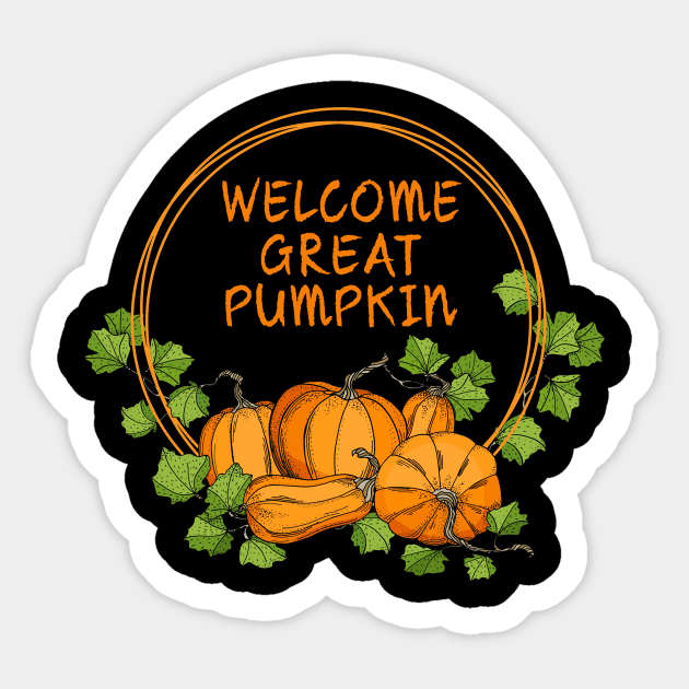 Halloween Welcome Great Pumpkin TV Special Sticker by Halloween Merch